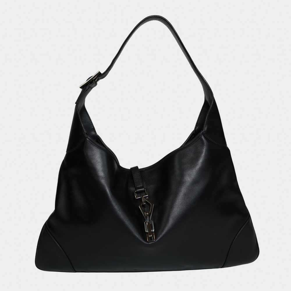 Gucci Leather Jackie O Hobo